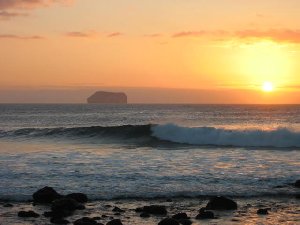 sunset wave