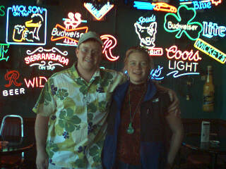 Kalin and Matt - love the Neon!