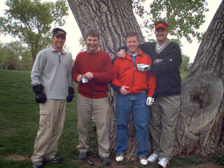 A little cold for a golf tournament.