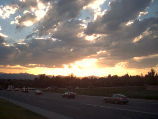 ..on the ride home this evening.